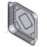 Square Foil Container Square Foil Container